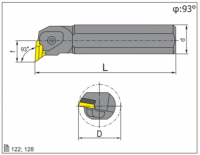 Державки для внутренней обработки КЗТС S..CKUNR/L